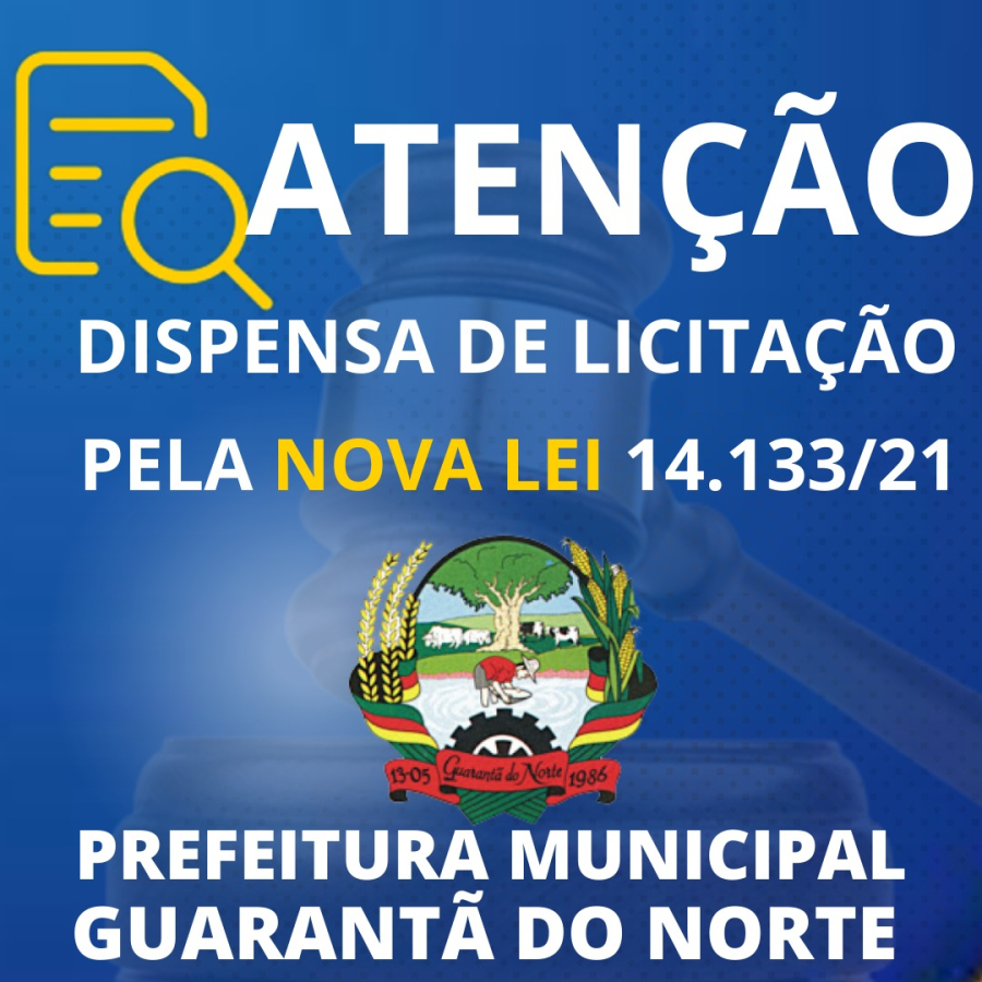 Prefeitura de Guarantã do Norte publica Aviso de Dispensa de Licitação para aquisição de móveis